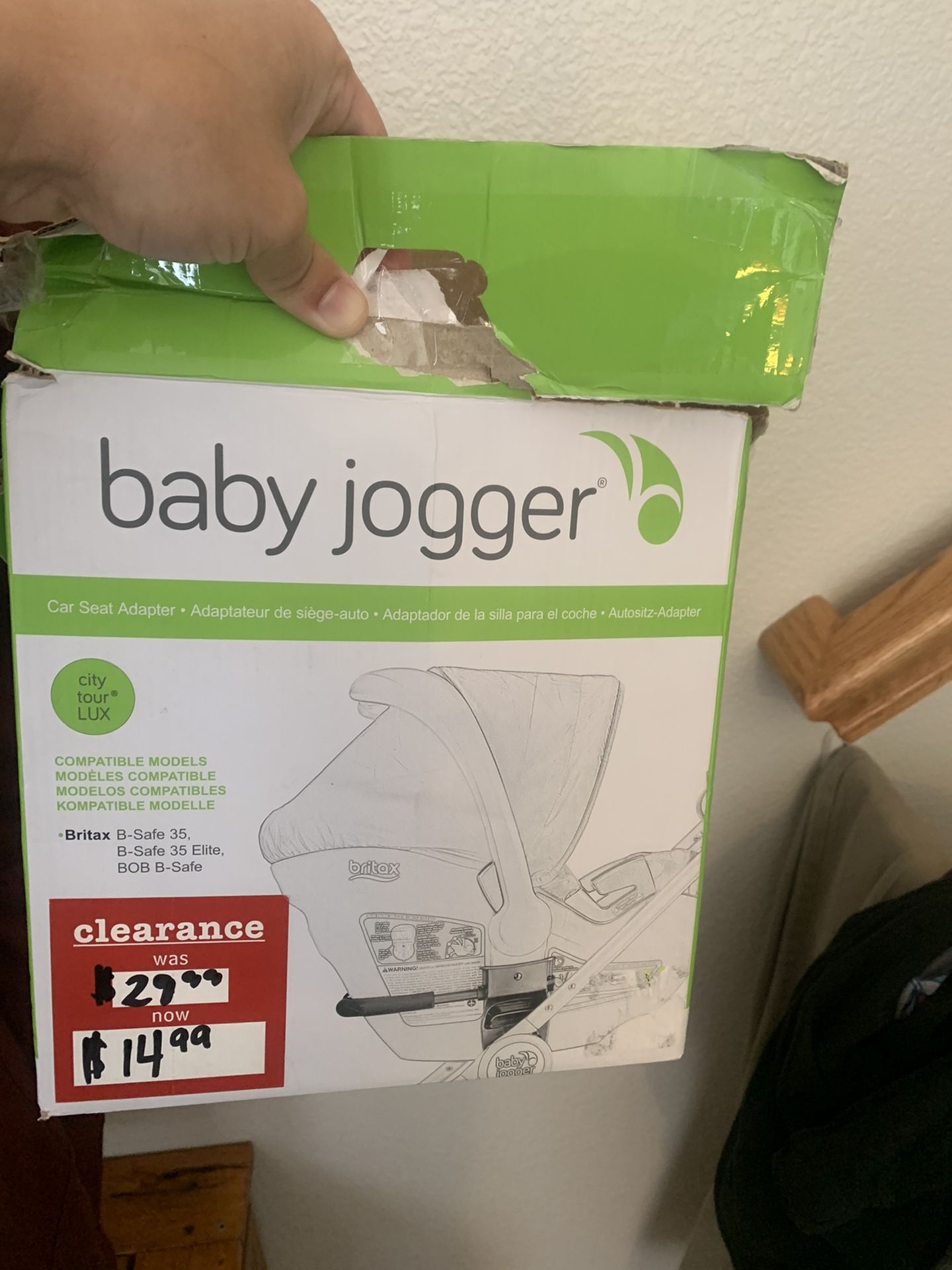 Baby Jogger: City Tour Lux car seat adapter Britax/Bob