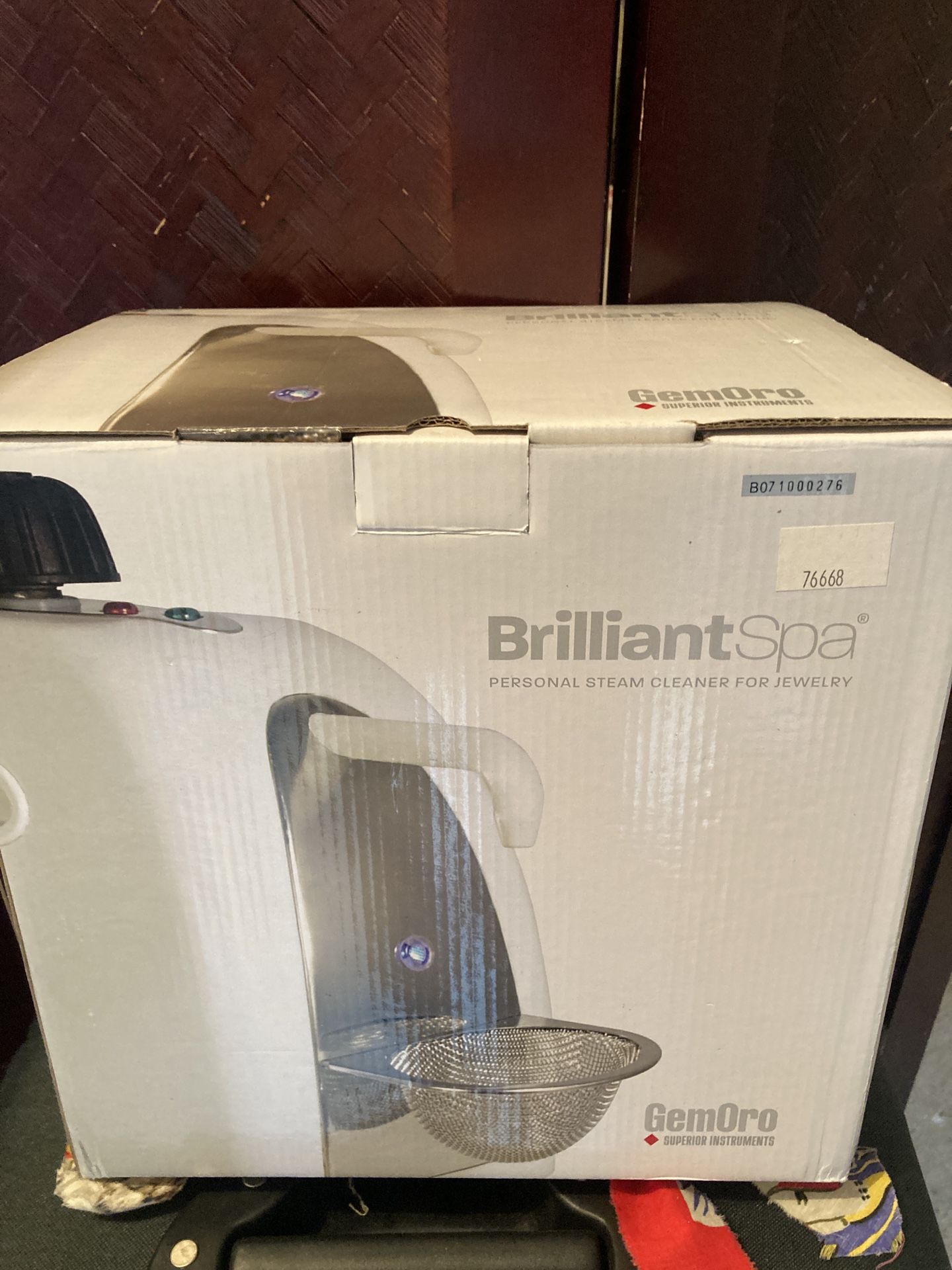 GemOro Brilliant Spa Personal Steam Cleaner for Jewelry