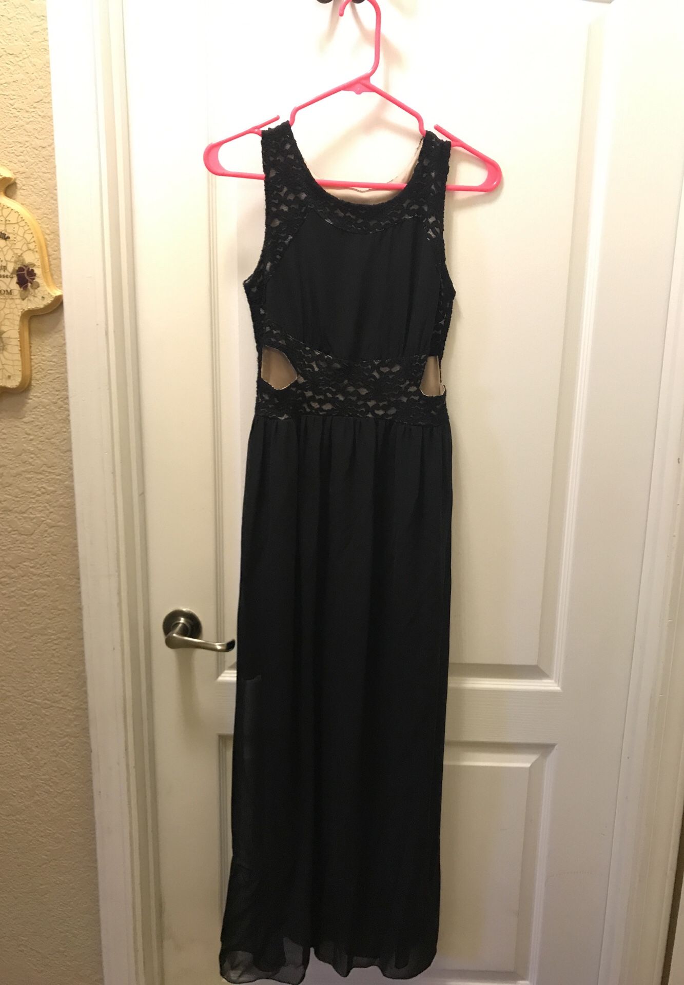 Long Black Prom dress