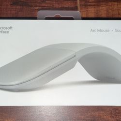 Microsoft Surface Arc Touch Mouse Platinum - Wireless - Bluetooth Connectivity - Ultra-slim & lightweight - Innovative full scroll plane