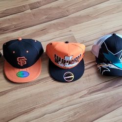 Baseball Caps Four Total Selling As A Lot