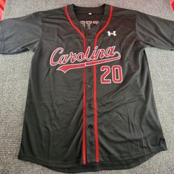 South Carolina Gamecocks Black Ethan Petry Baseball Jersey New Large XL