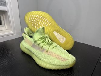 Adidas Yeezy 350 Green Glow Sz 13 
