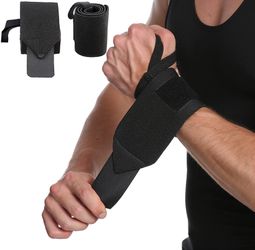 SUJAYU Wrist Wraps, 2 Pack Wrist Brace Wrist Straps for Weightlifting, Wrist Straps Lifting Straps Wrist Weights Carpal Tunnel Wrist Brace, Wrist Brac