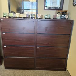 Commercial Grade Cherry File Cabinet 