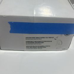 Anchor Point Single Handle T&S Trim Kit Brushed Nickel With PVD Finish