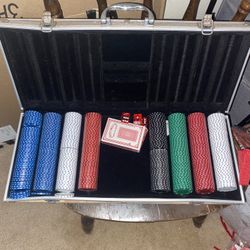 Poker Set In Suitcase