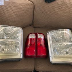 2011-2016 Ford F-250 F-350 Super Duty OEM Headlights / Tail Lights