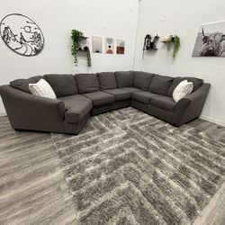 Gray Sectional Couch - Free Delivery