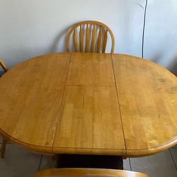 NEED GONE BY FRIDAY: WOODEN TABLE
