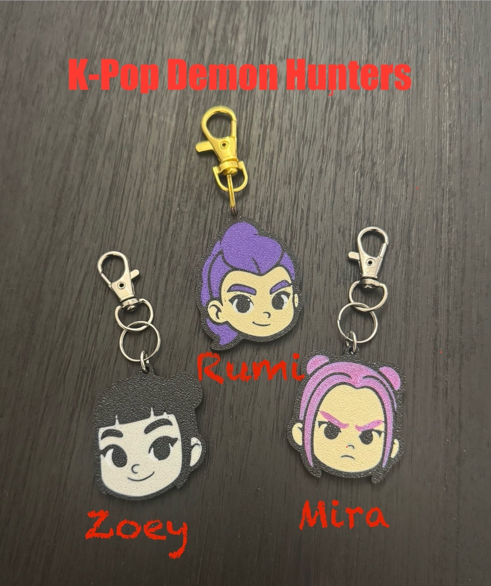 Kpop Demon Hunters Keychain 