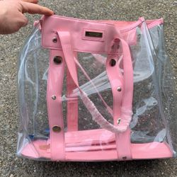 Versace Perfumes Clear Bag $25