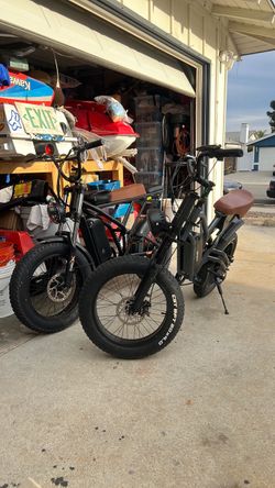 Fat Tire Electric Bikes – Set of Two