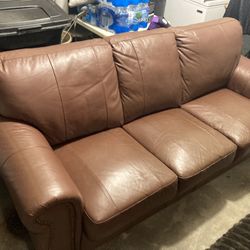 Leather Couch 