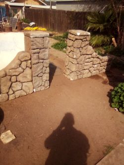 Artificial River Rock Styrofoam Rocks