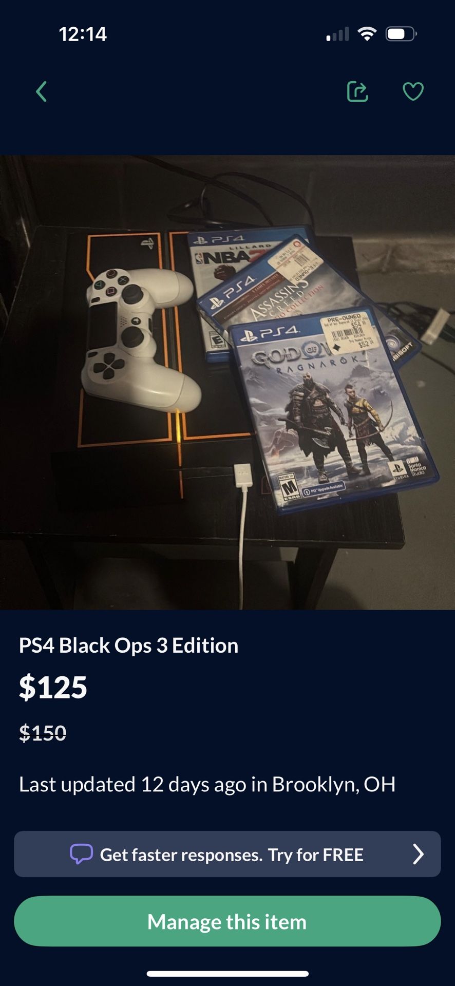 PS4 Black Ops 3 Edition 