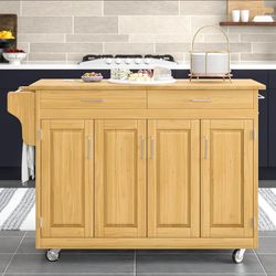 Rolling Kitchen Island (NEW IN BOX)