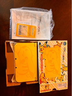 Pikachu Yellow Edition Nintendo 3DS XL