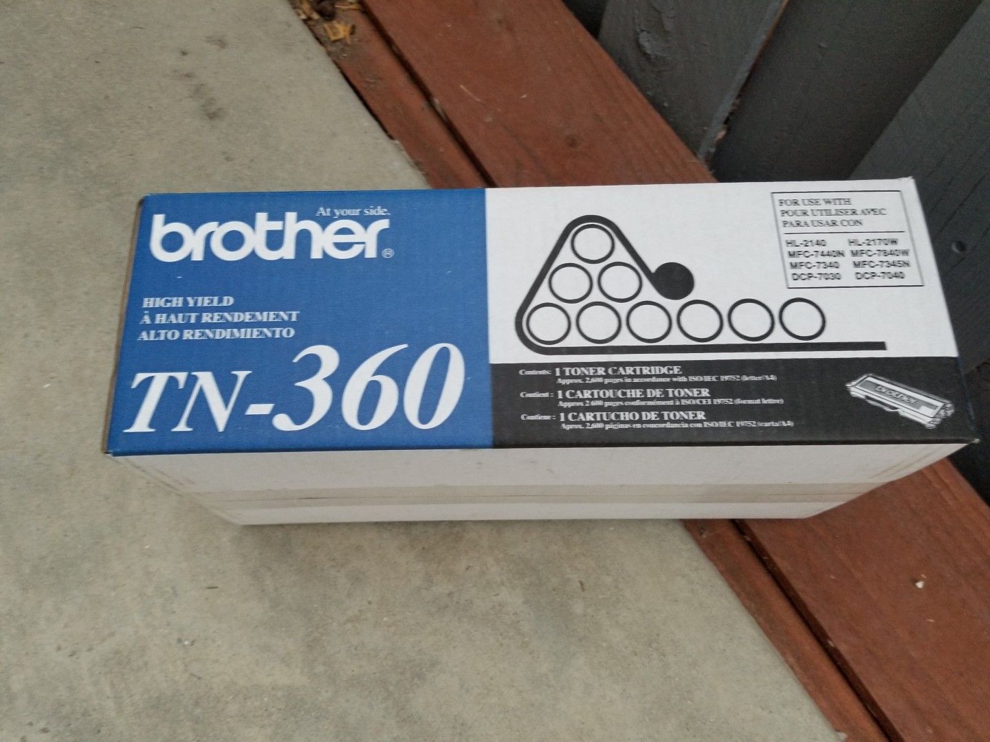 Brother TN-360 Black Toner Cartridge