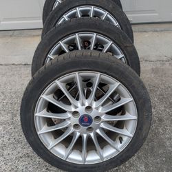 Saab 9-3 9-5 Rims 17 inch with 5x110 bolt pattern GM