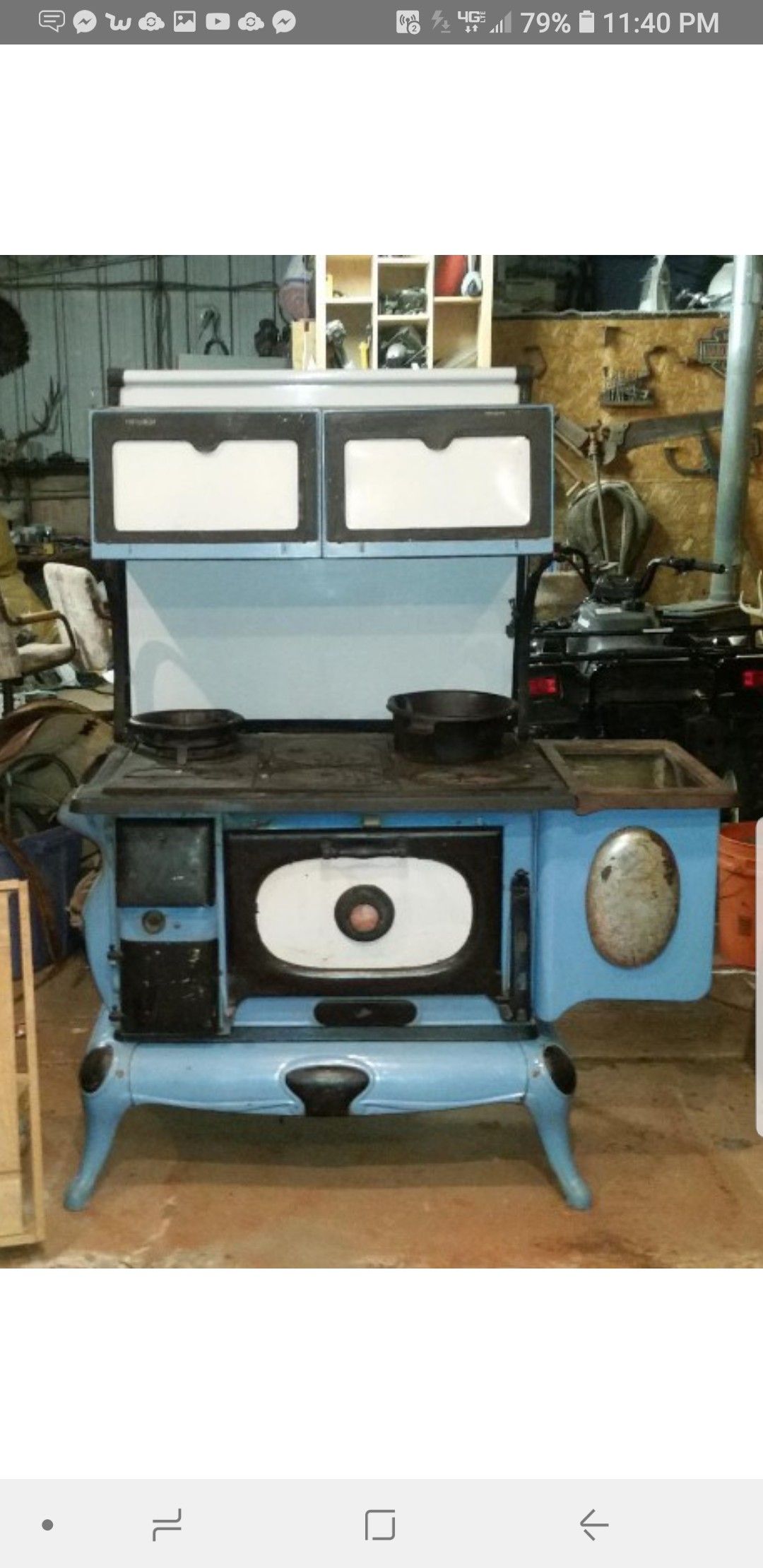 Admiral Windsor wood burning cook stove. for Sale in Oklahoma City, OK -  OfferUp