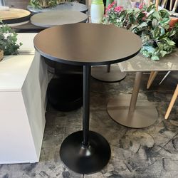 Black Round Highboy Pub Table 24”x40” - $40 (2 Available) – Pickup Decatur/Hacienda