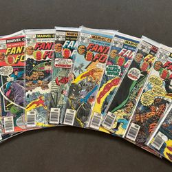 10 Issue Lot 1970’s Fantastic Four 180-189 VF To NM Agatha Harkness Franklin Richards