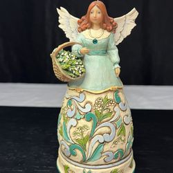 Jim Shore Month of May Angel Figurine Heartwood Creek Spring