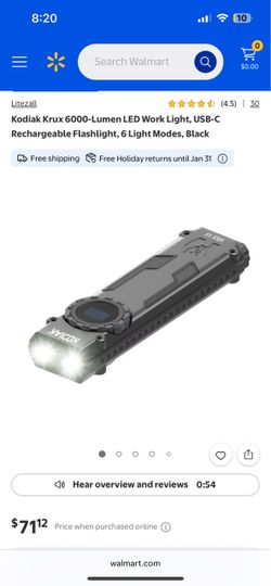 Kodiak Krux 6K EDC Flashlight