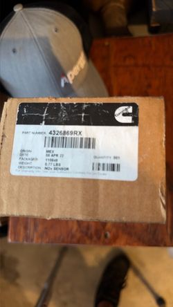 Cummins NOx Sensor Part (contact info removed)RX