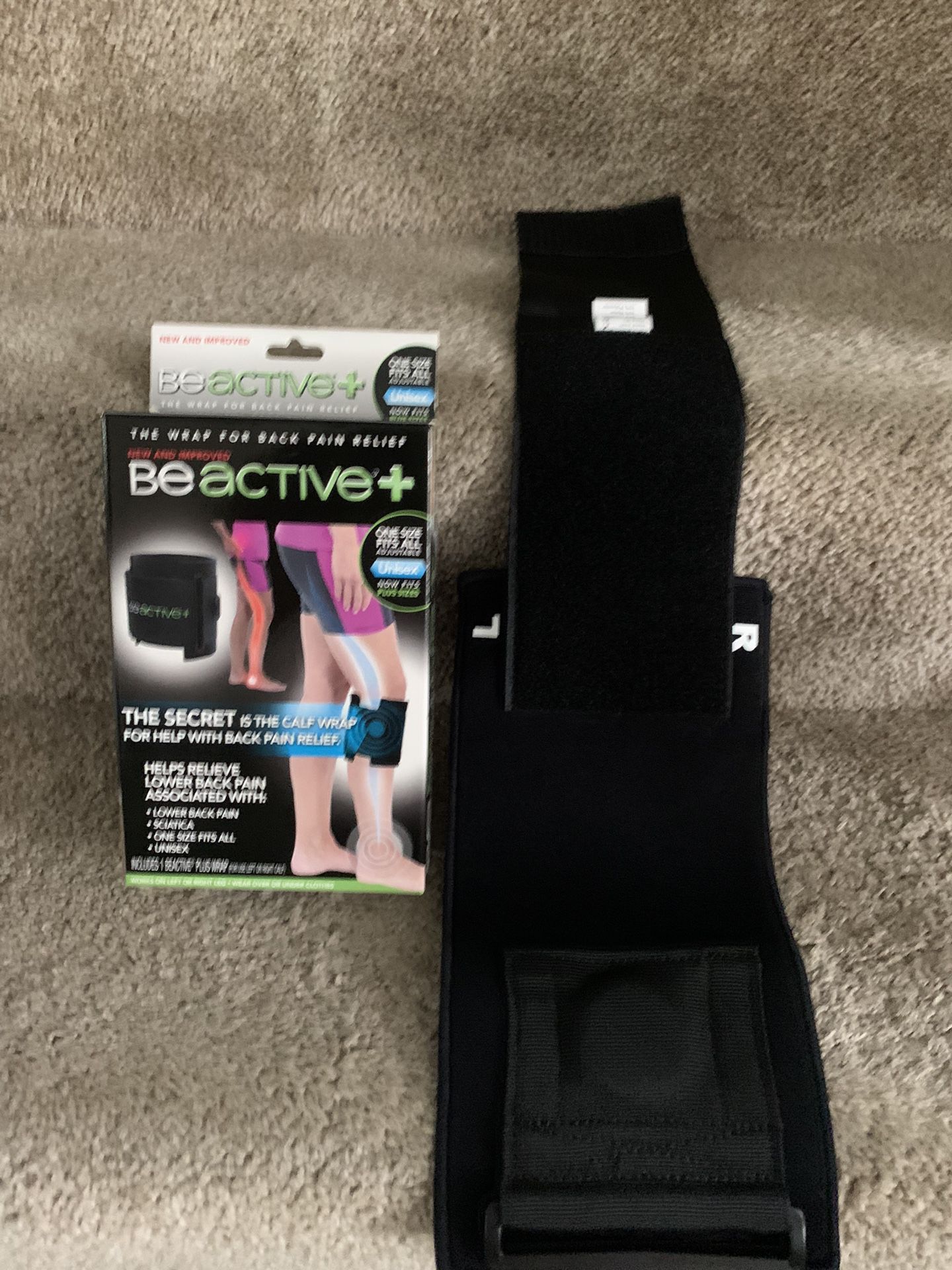 BeActive +.  The wrap for back pain relief.  NIB-Never worn.