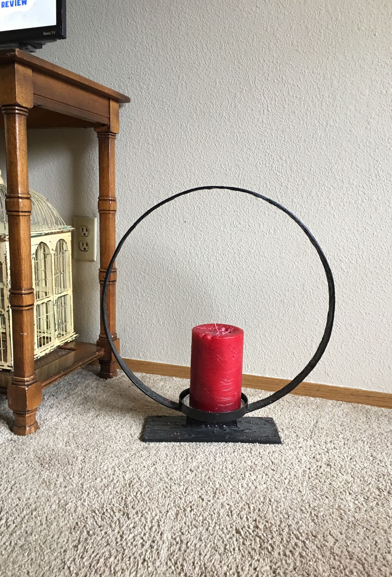 Ring Pillar Candle holder from Pottery Barn