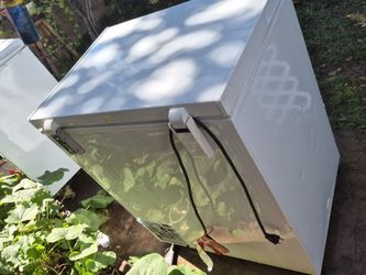 White deep freezer
