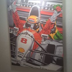 Large Marlboro Man Nascar Art