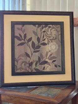 Framed Botanical Floral Wall Art Print