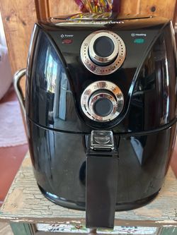 Chefman Air Fryer Black with Dial Controls