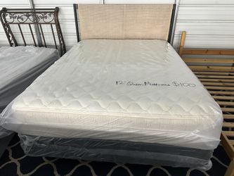 12” THICK Queen Spring Mattress 