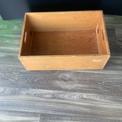 Multi Purpose Hardwood Dovetail Box From 1966. @25