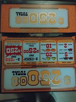 Slot machine glass