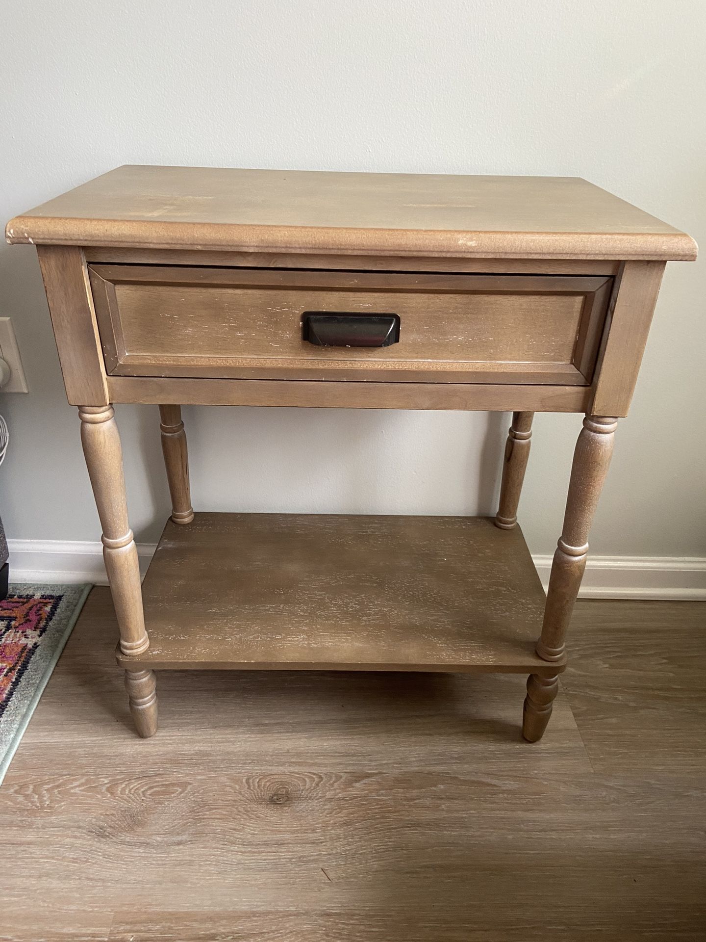 Modern Wood Side Tall Table