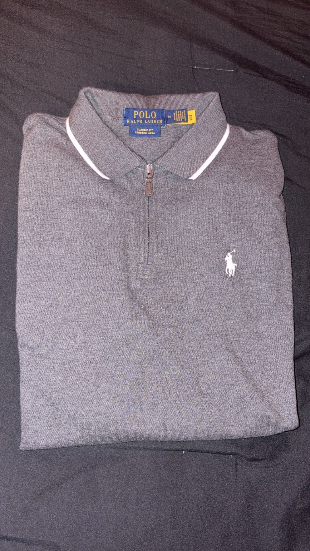 Polo Ralph Lauren Grey Collar Shirt- Size m