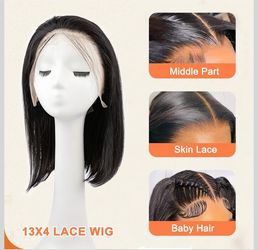 Brand new 12 inch Bob Wig Human Hair