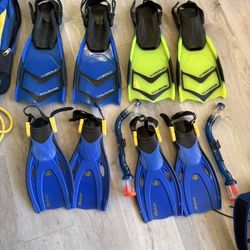 Adults And Children’s Diving Fins ( All For $35.00
