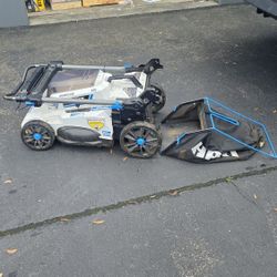 HART 40-Volt Cordless Brushless 20-inch Push Mower no battery