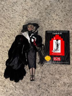1996 Mattel Great Villains Collection Cruella De Vil