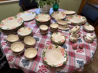 "Vintage Franciscan Desert Rose Dinnerware