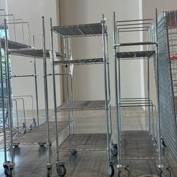 Industrial Wire Metal Shelves