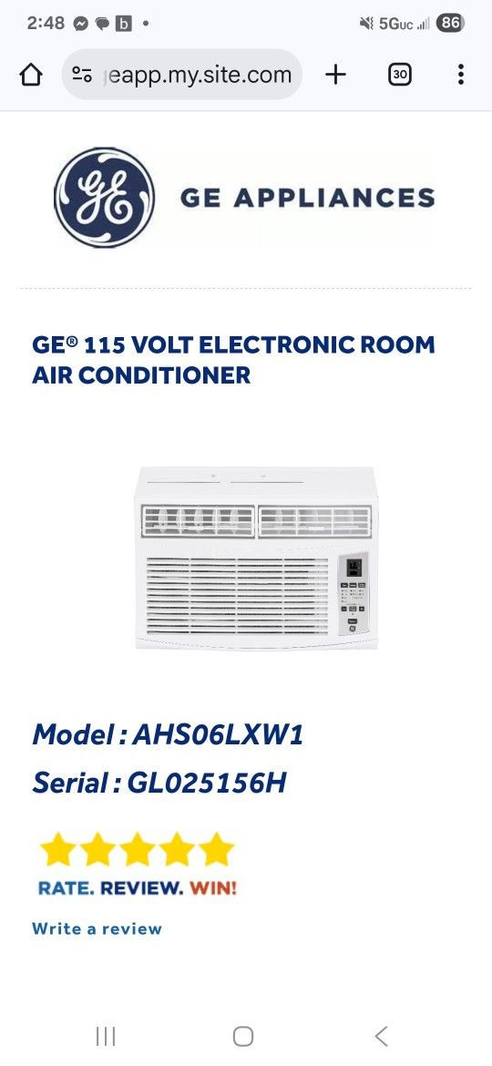 GE Air Conditioner