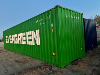 40ft High Cube Used Shipping Container Available In Stockton