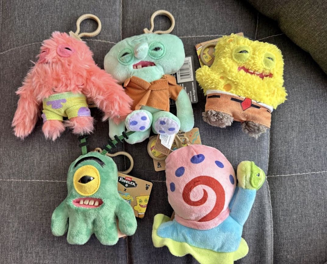 SpongeBob Flagger Keychain